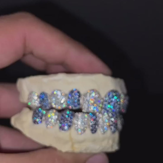 Honeycomb Blue and White 10x10 video
