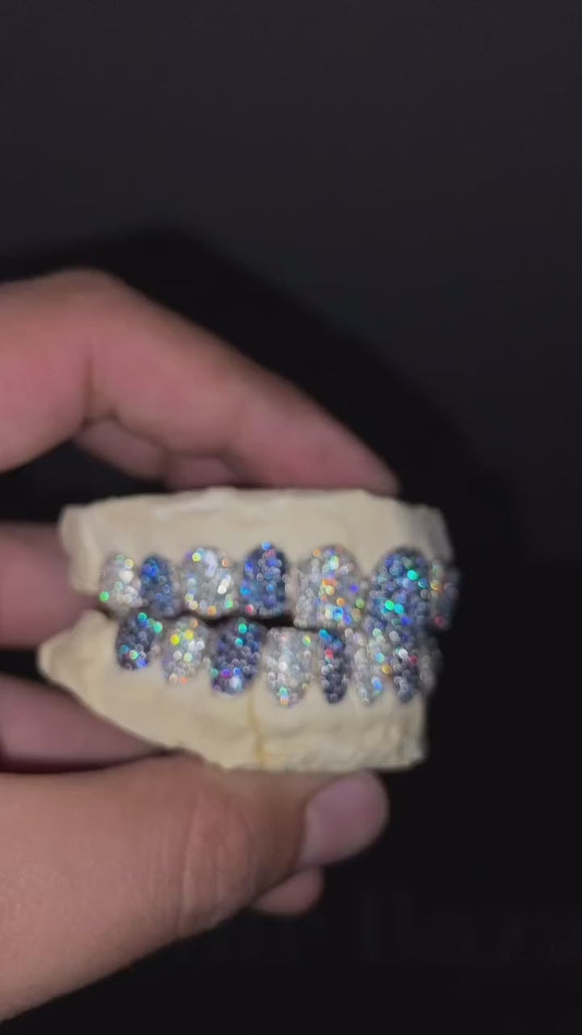 Honeycomb Blue and White 10x10 video